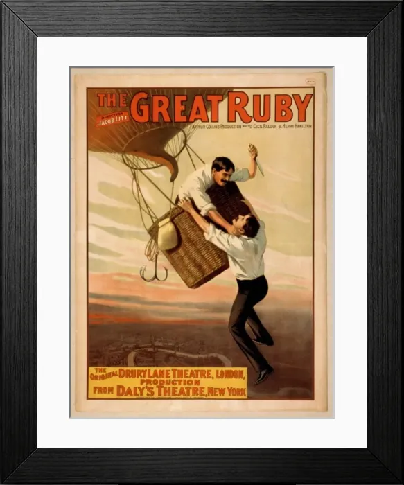 Framed Print : The great ruby Arthur Collins production; written by Cecil Framed Print : The great ruby Arthur Collins production; written by Cecil