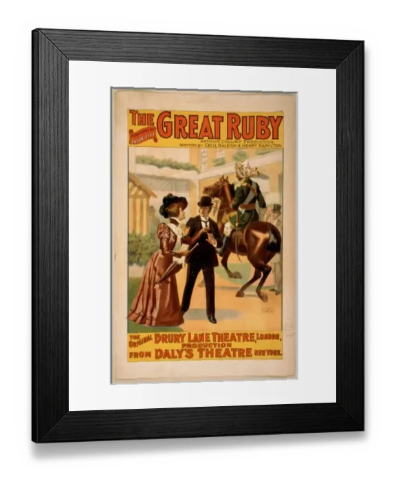 Framed Print : The great ruby Arthur Collins production; written by Cecil Framed Print : The great ruby Arthur Collins production; written by Cecil