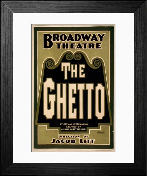 Framed Print : The ghetto by Herman Heyermans i. e. Heijermans, Jr. ; adapt Framed Print : The ghetto by Herman Heyermans i. e. Heijermans, Jr. ; adapt