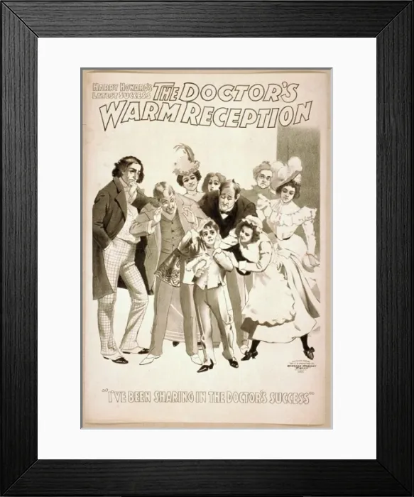 Framed Print : Harry Howards latest success The doctors warm reception Framed Print : Harry Howards latest success The doctors warm reception