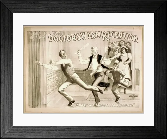Framed Print : Harry Howards latest success The doctors warm reception Framed Print : Harry Howards latest success The doctors warm reception