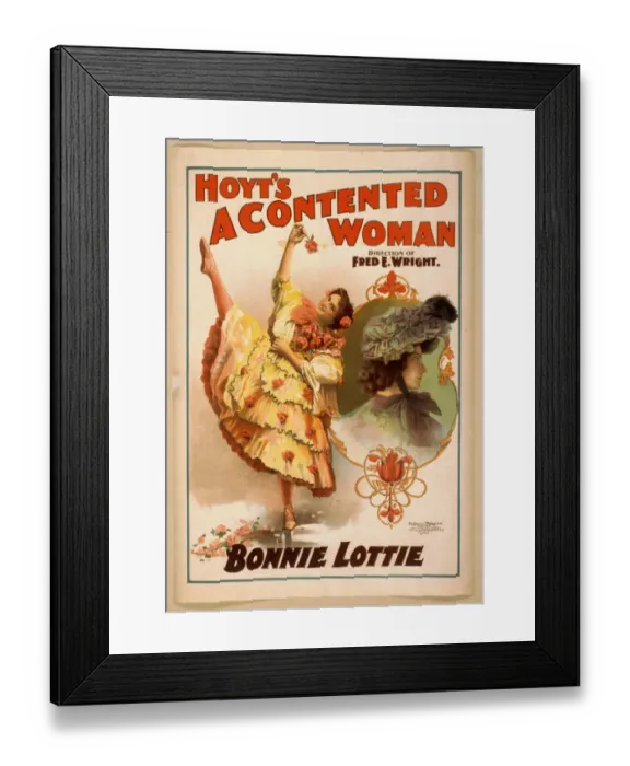 Framed Print : Hoyts A contented woman Framed Print : Hoyts A contented woman