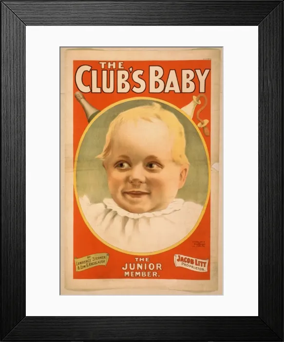 Framed Print : The clubs baby by Lawrence Sterner & Edw. G. Knoblaugh Framed Print : The clubs baby by Lawrence Sterner & Edw. G. Knoblaugh