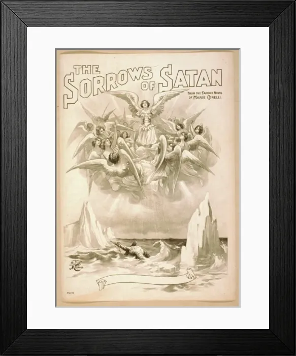 Framed Print : The sorrows of Satan from the famous novel of Marie Corelli Framed Print : The sorrows of Satan from the famous novel of Marie Corelli