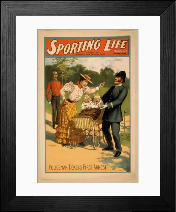 Framed Print : Sporting life written by Cecil Raleigh & Seymour Hicks Sport Framed Print : Sporting life written by Cecil Raleigh & Seymour Hicks Sport