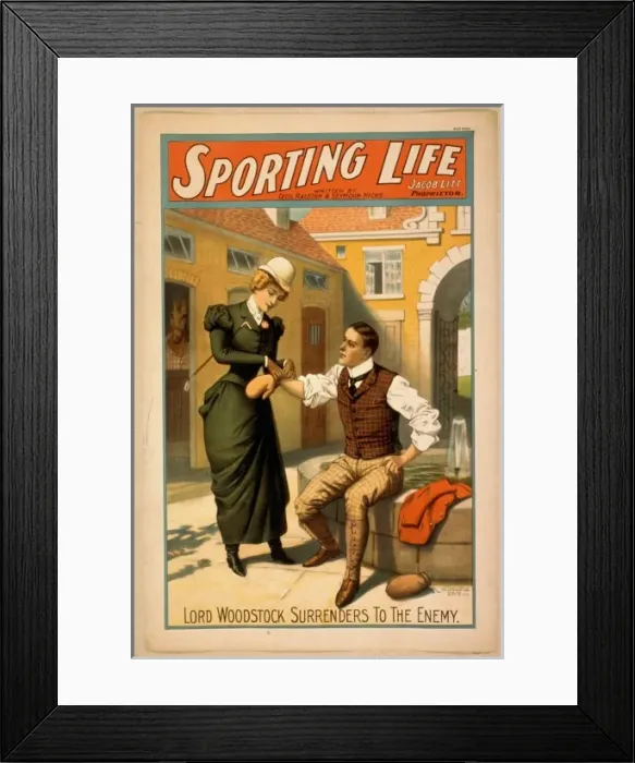 Framed Print : Sporting life written by Cecil Raleigh & Seymour Hicks Sport Framed Print : Sporting life written by Cecil Raleigh & Seymour Hicks Sport