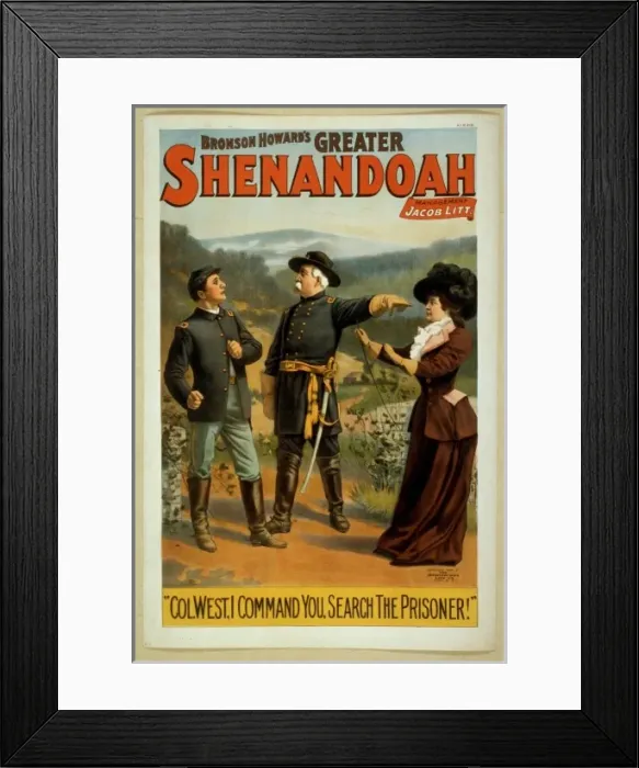 Framed Print : Bronson Howards greater Shenandoah Framed Print : Bronson Howards greater Shenandoah