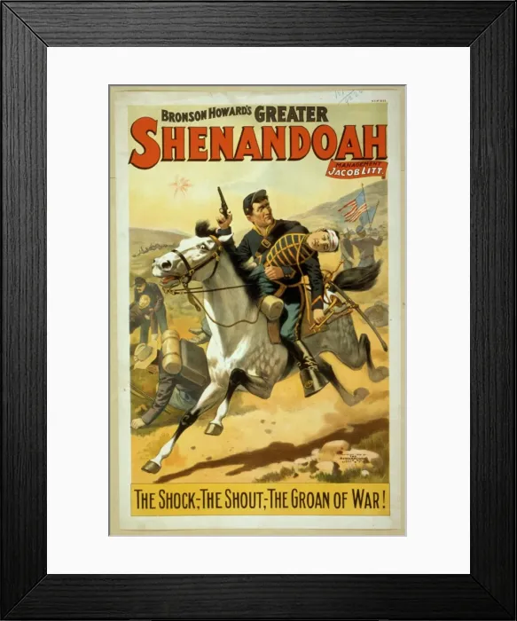 Framed Print : Bronson Howards greater Shenandoah Framed Print : Bronson Howards greater Shenandoah