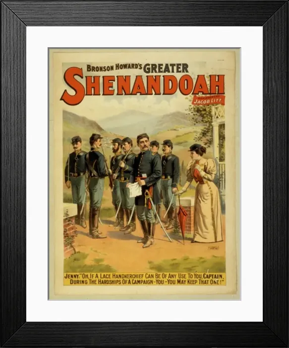 Framed Print : Bronson Howards greater Shenandoah Framed Print : Bronson Howards greater Shenandoah
