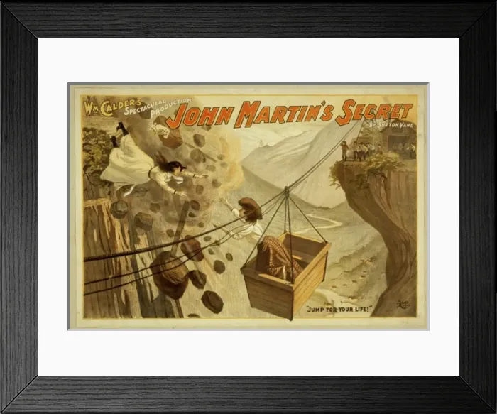 Framed Print : Wm. Calders spectacular production, John Martins secret by Framed Print : Wm. Calders spectacular production, John Martins secret by