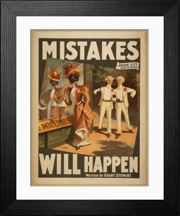 Framed Print : Mistakes will happen written by Grant Stewart Framed Print : Mistakes will happen written by Grant Stewart
