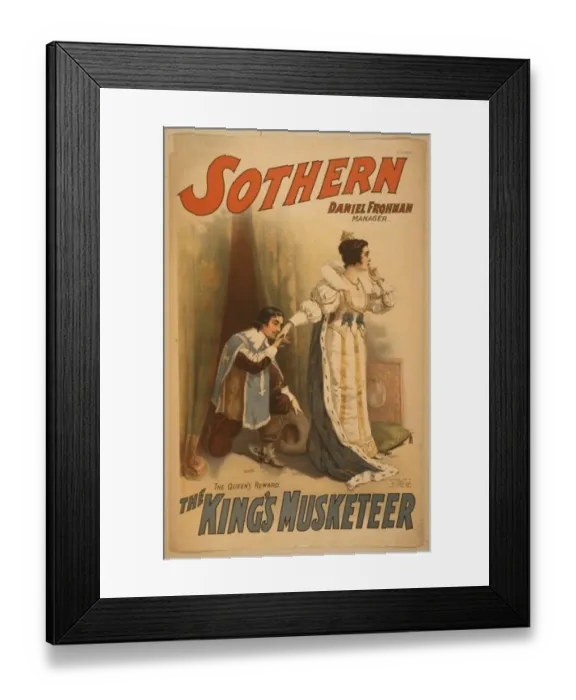 Framed Print : Sothern, The kings musketeer Framed Print : Sothern, The kings musketeer
