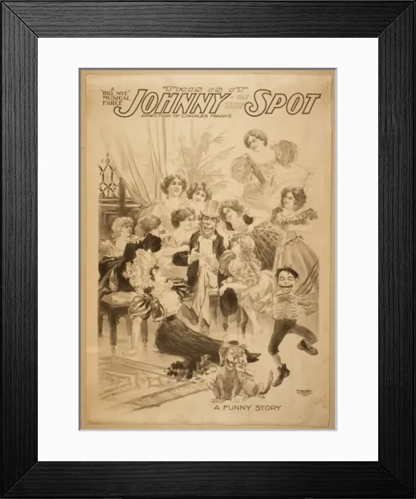 Framed Print : This is it, Johnny on the spot a Bill Nye musical farce This Framed Print : This is it, Johnny on the spot a Bill Nye musical farce This