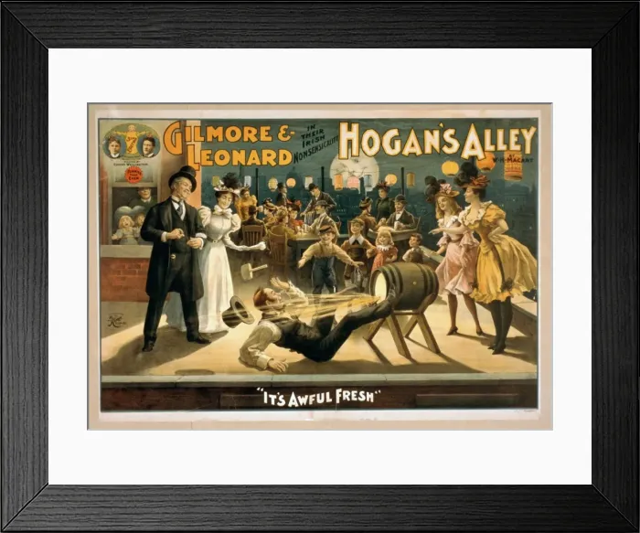 Framed Print : Gilmore & Leonard in their Irish nonsensicality, Hogans all
