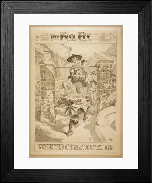 Framed Print : Chas. H. Yales fantastic spectacle, The evil eye, or The ma Framed Print : Chas. H. Yales fantastic spectacle, The evil eye, or The ma