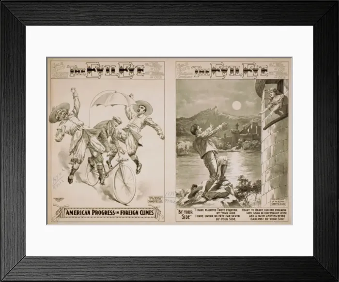 Framed Print : Chas. H. Yales fantastic spectacle, The evil eye, or The ma Framed Print : Chas. H. Yales fantastic spectacle, The evil eye, or The ma