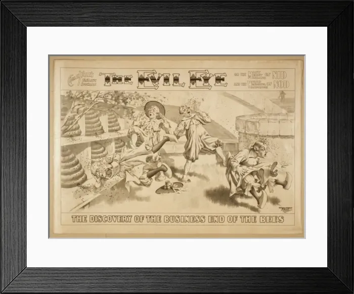 Framed Print : Chas. H. Yales fantastic spectacle, The evil eye, or The ma Framed Print : Chas. H. Yales fantastic spectacle, The evil eye, or The ma