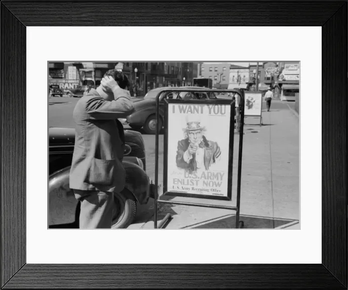 Framed Print : In front of post office, Benton Harbor, Michigan Framed Print : In front of post office, Benton Harbor, Michigan