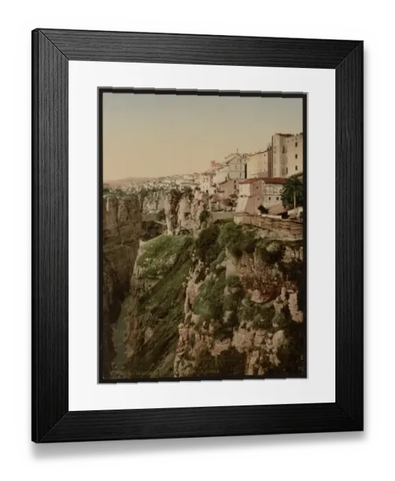 Framed Print : The ravine, Constantine, Algeria Framed Print : The ravine, Constantine, Algeria