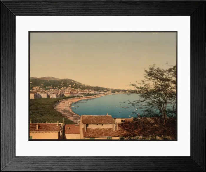 Framed Print : From Mont Chevalier, Cannes, Riviera From Mont Chevalier, Ca Framed Print : From Mont Chevalier, Cannes, Riviera From Mont Chevalier, Ca