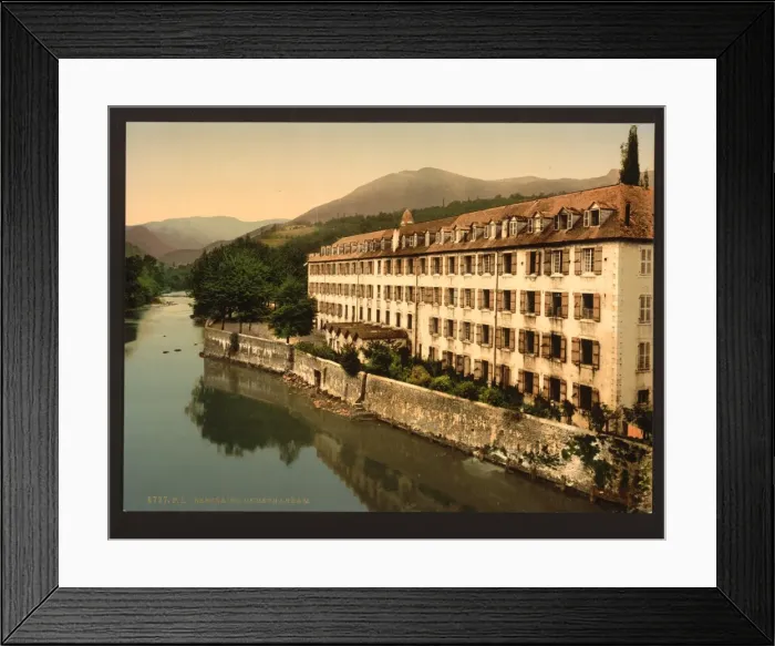 Framed Print : The seminary, Betharram, Pyrenees, France Framed Print : The seminary, Betharram, Pyrenees, France