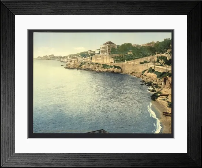 Framed Print : Corniche Road, III, Marseilles, France Framed Print : Corniche Road, III, Marseilles, France