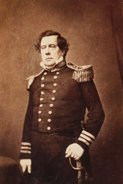 Commodore Matthew C. Perry, three-quarter length portrait, s