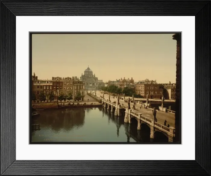 Framed Print : The great sluice, Amsterdam, Holland