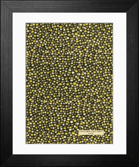 Framed Print : Fabric design, Art Gout Beaute, 1929 Framed Print : Fabric design, Art Gout Beaute, 1929