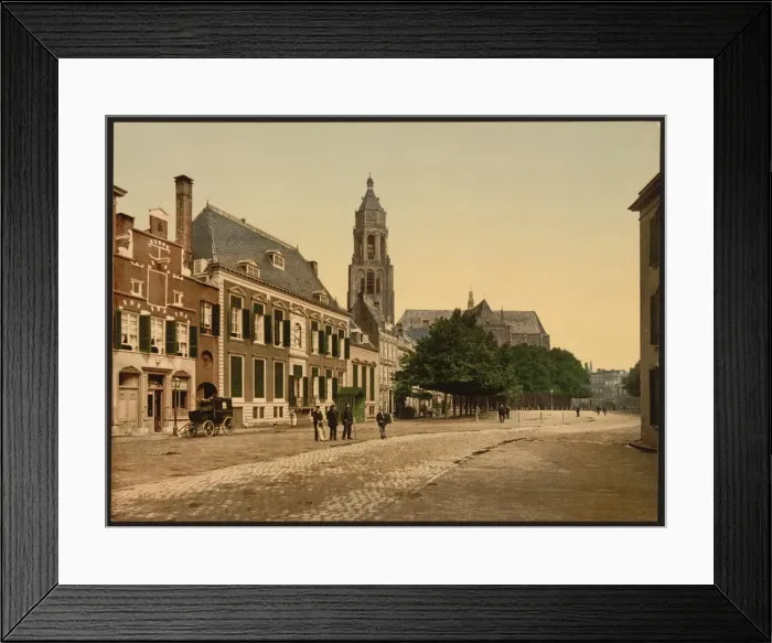 Framed Print : The great market, Arnhem, Holland Framed Print : The great market, Arnhem, Holland