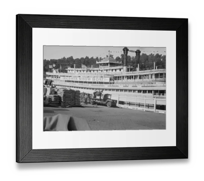 Framed Print : The steamer Capitol, Mississippi River, Arkansas Framed Print : The steamer Capitol, Mississippi River, Arkansas