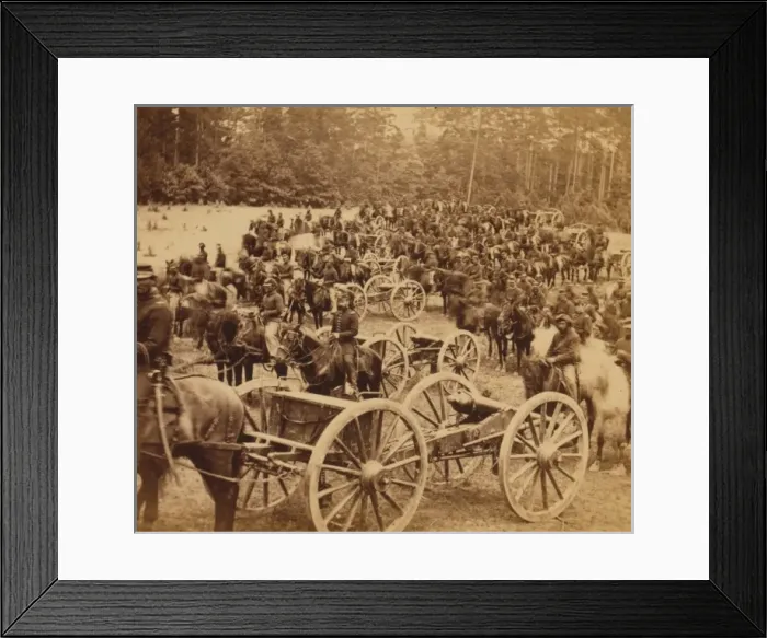 Framed Print : Gibsons horse battery (C. 3d US Art y. ) near Fair Oaks, Va Framed Print : Gibsons horse battery (C. 3d US Art y. ) near Fair Oaks, Va