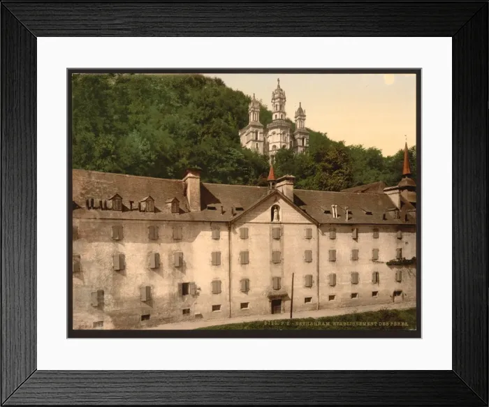 Framed Print : The monastery, Betharram, Pyrenees, France Framed Print : The monastery, Betharram, Pyrenees, France