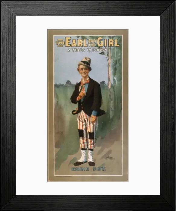 Framed Print : The earl and the girl 2 years in London Framed Print : The earl and the girl 2 years in London