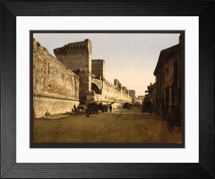 Framed Print : The ramparts, Avignon, Provence, France Framed Print : The ramparts, Avignon, Provence, France
