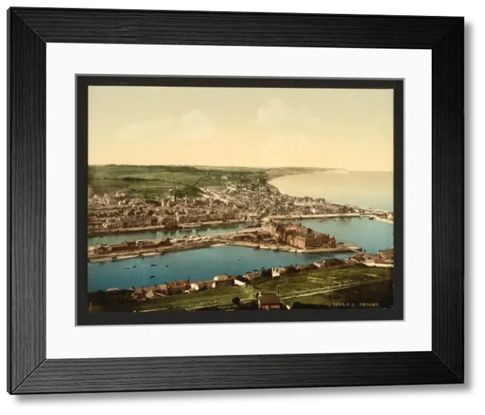 Framed Print : General view, Fecamp, France Framed Print : General view, Fecamp, France