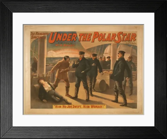 Framed Print : The romantic spectacle, Under the polar star written by Clay Framed Print : The romantic spectacle, Under the polar star written by Clay