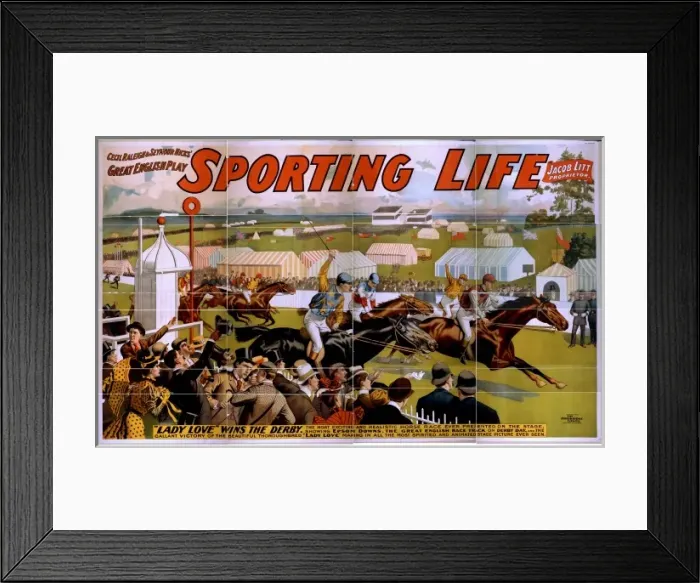 Framed Print : Cecil Raleigh & Seymour Hicks great English play, Sporting Framed Print : Cecil Raleigh & Seymour Hicks great English play, Sporting