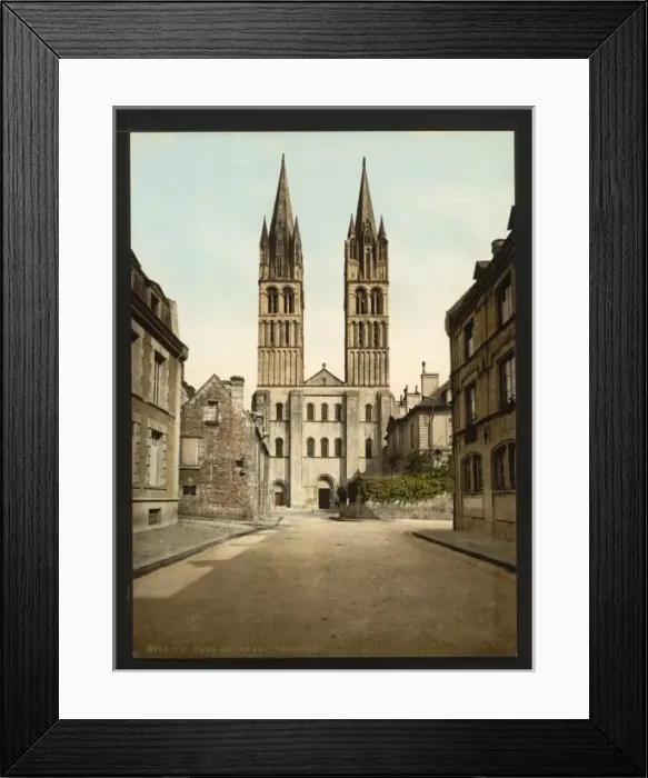 Framed Print : St. Etienne church, Caen, France Framed Print : St. Etienne church, Caen, France