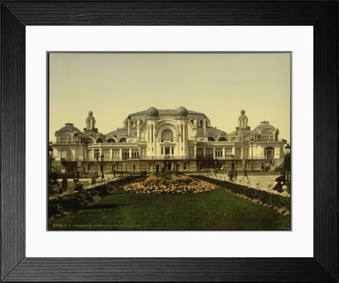 Framed Print : The Kursaal, (i. e. Cursaal), seen from garden, Ostend, Belg Framed Print : The Kursaal, (i. e. Cursaal), seen from garden, Ostend, Belg