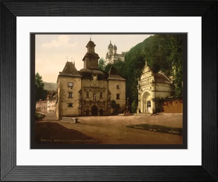 Framed Print : Chapel Place, Betharram, Pyrenees, France Framed Print : Chapel Place, Betharram, Pyrenees, France