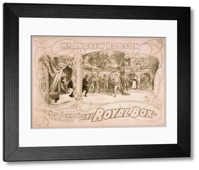Framed Print : Mr. Andrew Robson in Chas. Coghlans masterpiece, The royal