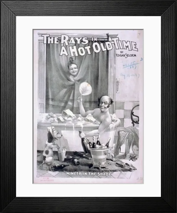 Framed Print : The Rays in A hot old time by Edgar Selden Framed Print : The Rays in A hot old time by Edgar Selden