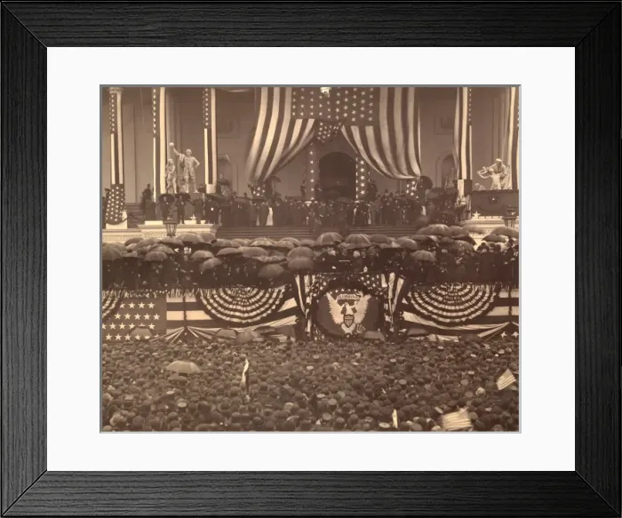 Framed Print : Chief Justice Melville W. Fuller administering the oath of o Framed Print : Chief Justice Melville W. Fuller administering the oath of o