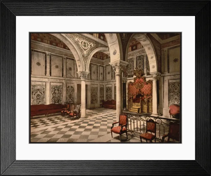 Framed Print : Bardo, tribunal chamber, Tunis, Tunisia Framed Print : Bardo, tribunal chamber, Tunis, Tunisia