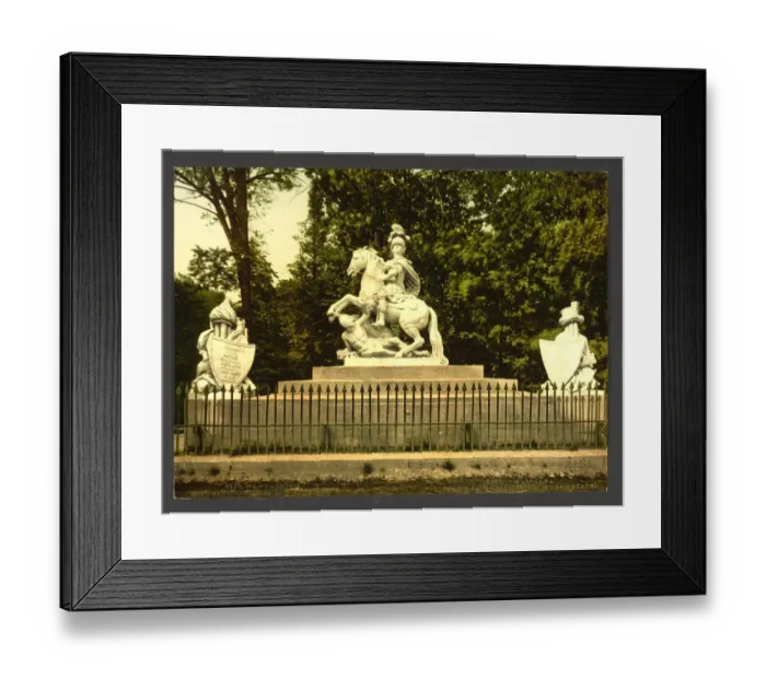 Framed Print : King Sobieskis monument at Lazionki (i. e. Lazienki), Warsaw Framed Print : King Sobieskis monument at Lazionki (i. e. Lazienki), Warsaw