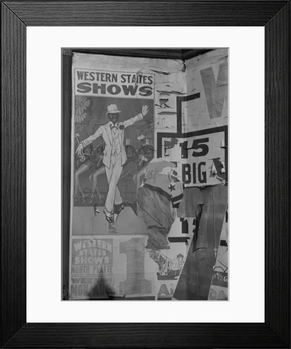 Framed Print : Poster, North Platte, Nebraska Framed Print : Poster, North Platte, Nebraska
