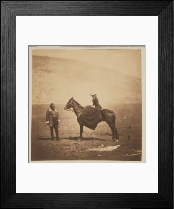 Framed Print : Henry Duberly Esqr. paymaster, 8th Hussars, & Mrs. Duberly Framed Print : Henry Duberly Esqr. paymaster, 8th Hussars, & Mrs. Duberly