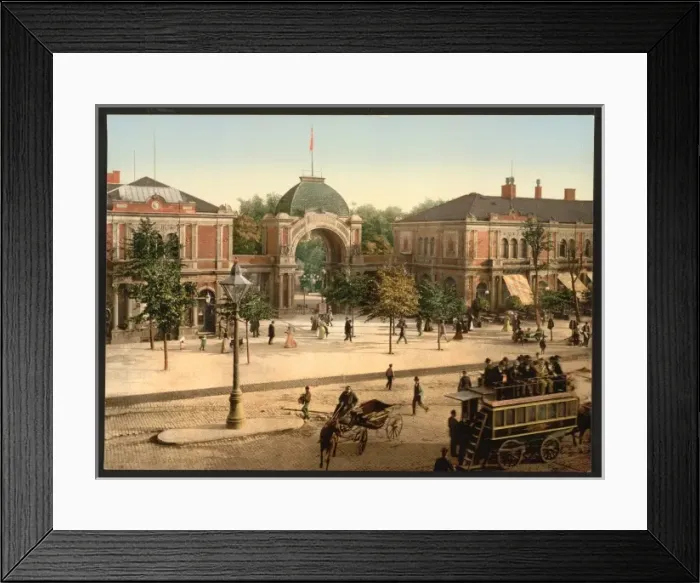 Framed Print : The Tivoli park entrance, Copenhagen, Denmark Framed Print : The Tivoli park entrance, Copenhagen, Denmark