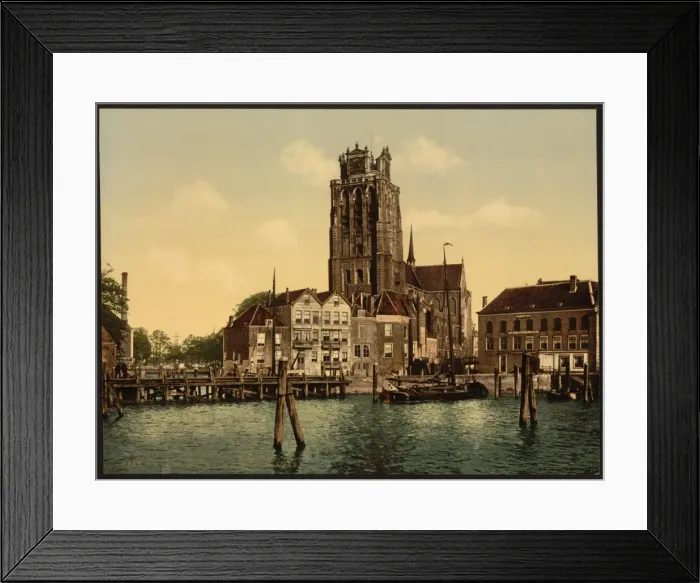 Framed Print : Dam and Mshaven, Dordrecht, Holland Framed Print : Dam and Mshaven, Dordrecht, Holland
